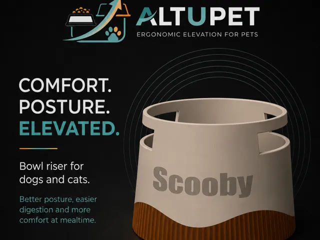Elevated Bowl Stand ou Raised Pet Bowl Stand.