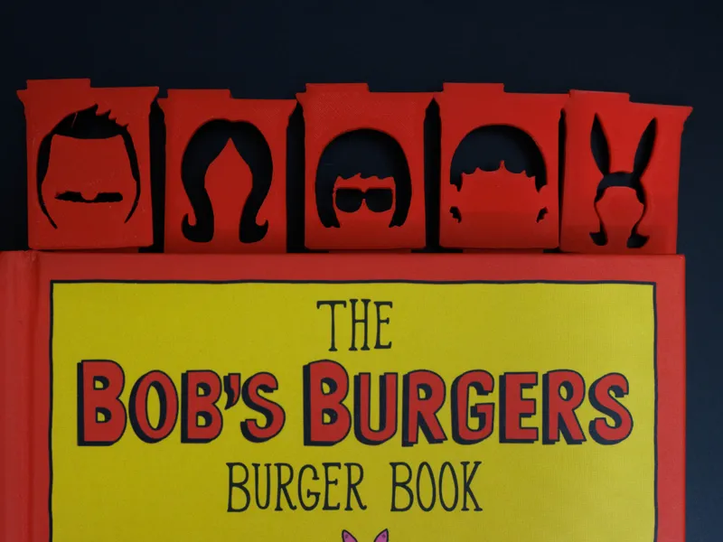 Bob's Burger Bookmarks