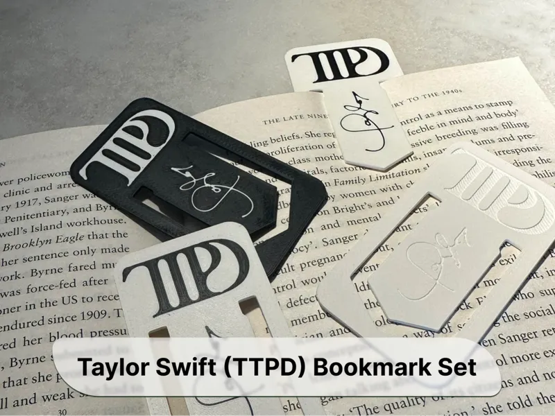 Taylor Swift - TTPD - bookmarks (AMS/no AMS)