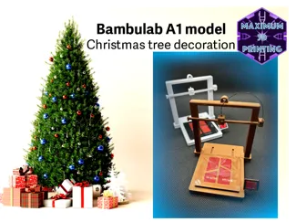 Bambulab A1 model - Christmas tree decoration