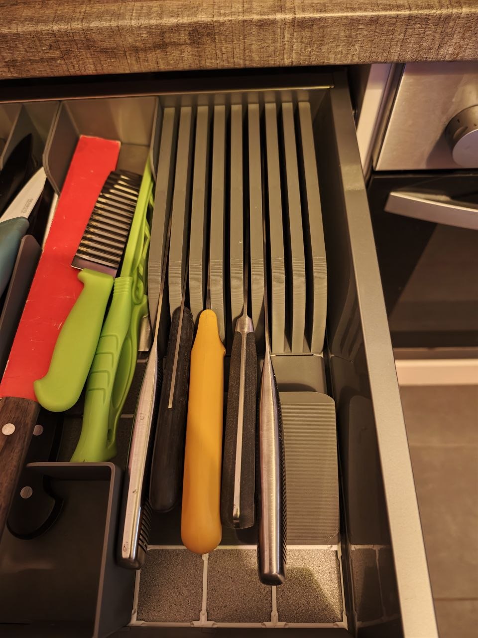 Miniatura 2 do modelo 3D Gridfinity 4x8 Larg Knife Block