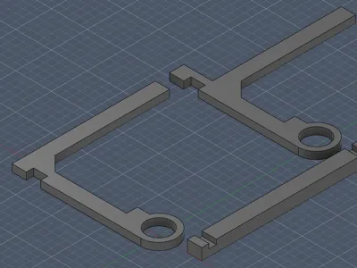 Inky Impression 7.3" Asymetric Stand