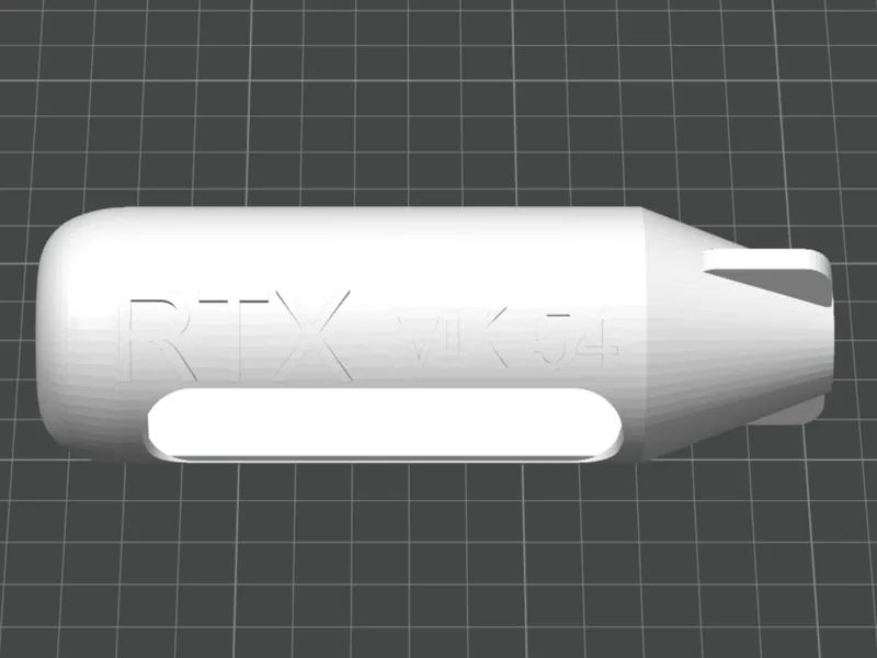 MK54 Torpedo with open area for Realsense Camera