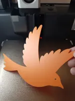 Pochoir silhouette d'oiseau — photo 3
