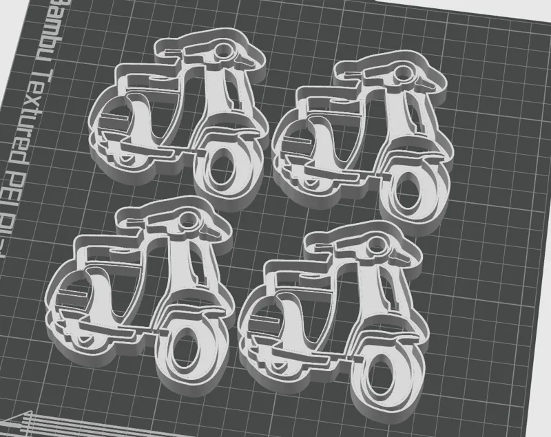 Italian Scooter Cookie Cutter