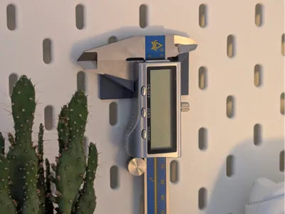 Caliper Holder for IKEA Skadis Pegboard