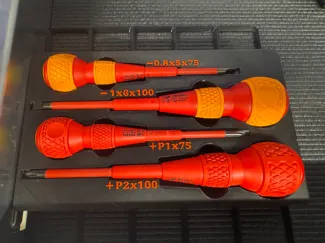 Vessel Ballgrip Driver set - Gridfinity