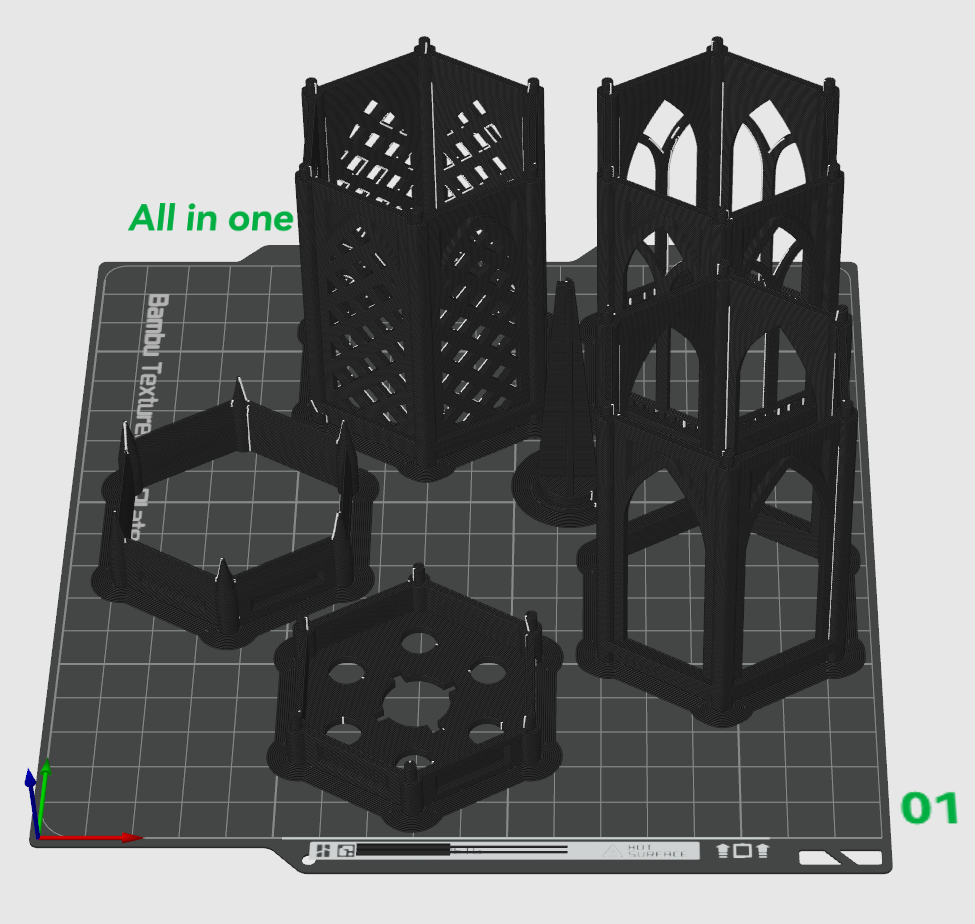 Miniatura 2 do modelo 3D Modular Tower Support for Plant