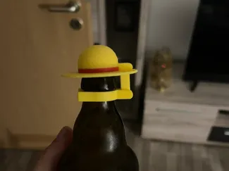 Flaschendeckel Luffy Strohhut