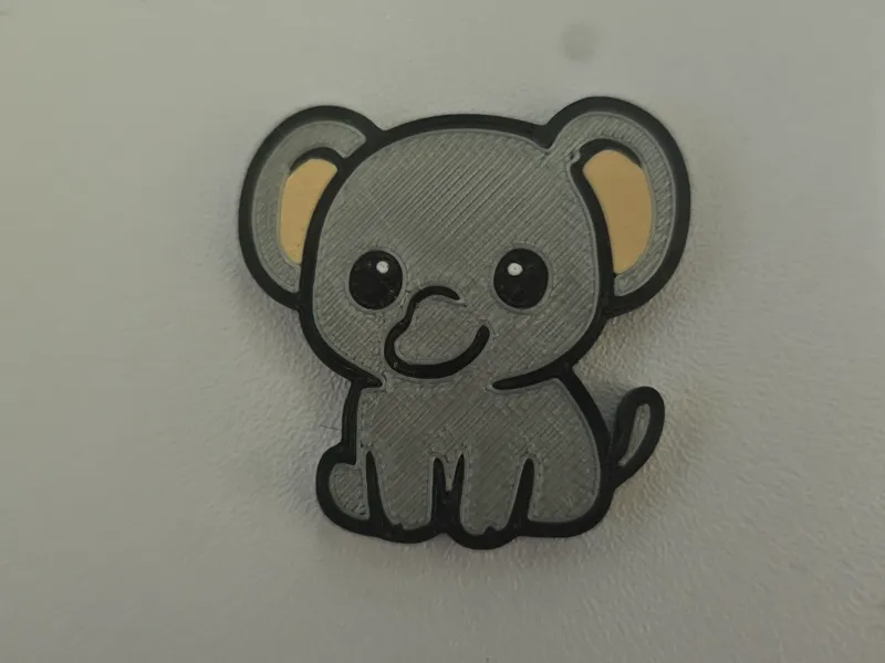 Kawaii Animal Magnet Collection - Elephant