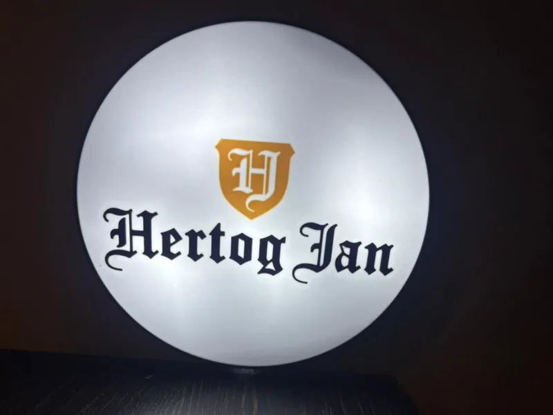 Hertog jan lamp rond