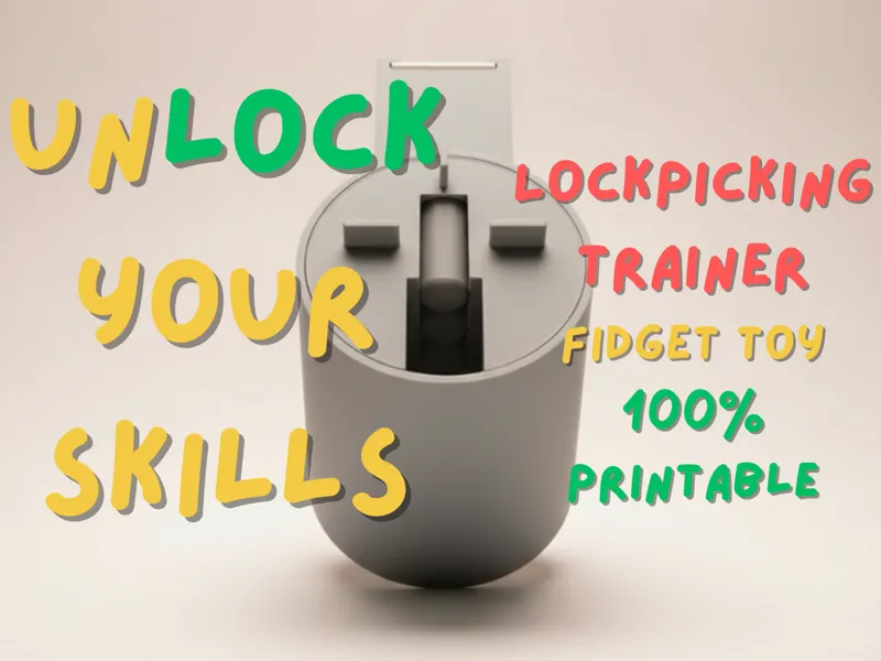 Modular Lock Picking Trainer – Learn & Fidget