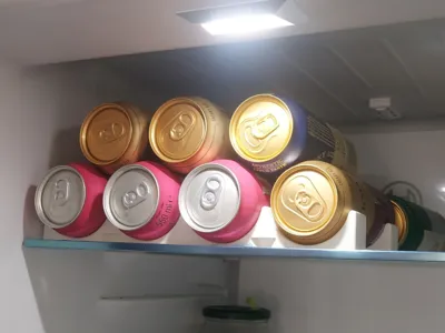 Fridge bottle/can holder