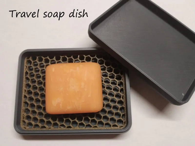 Travel soap dish