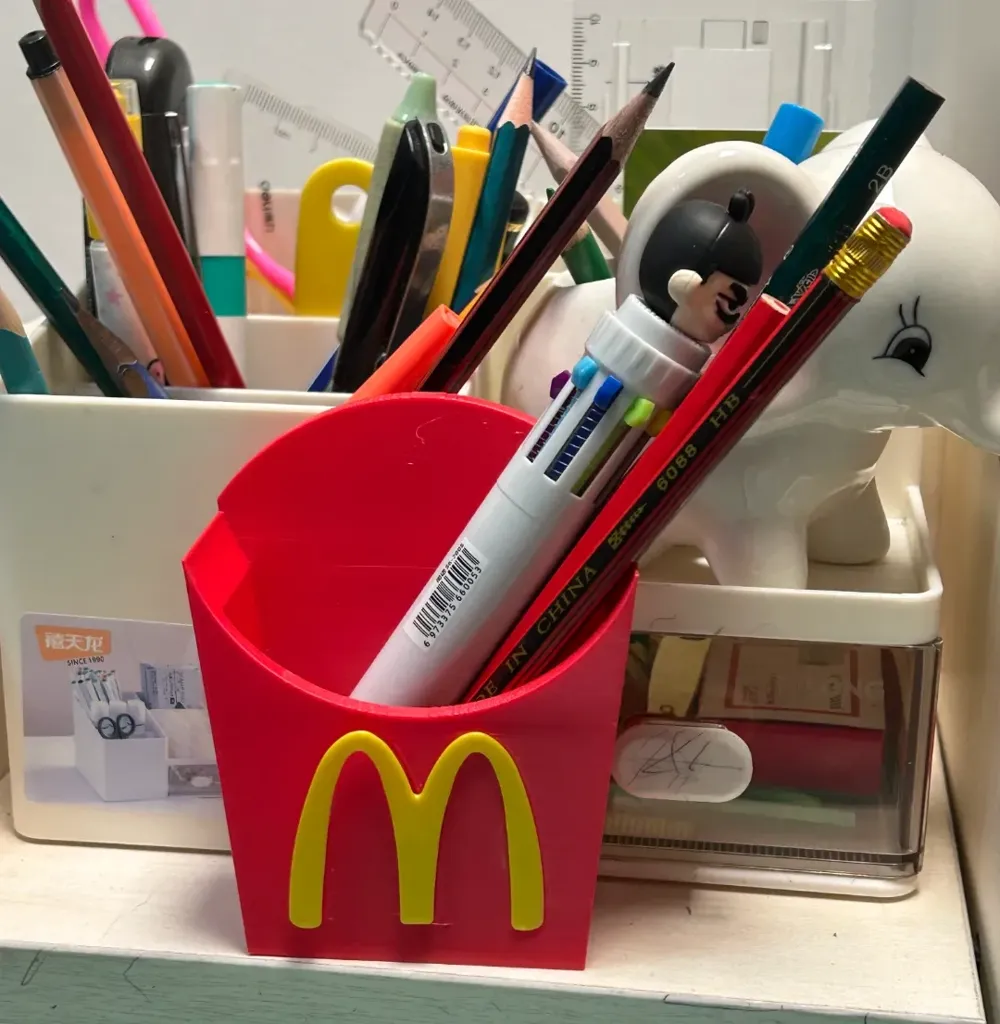 McDonald マクドナルド　ストローディスペンサー McDonald's Fries Box - Toothbrush Holder - Pen Holder - No