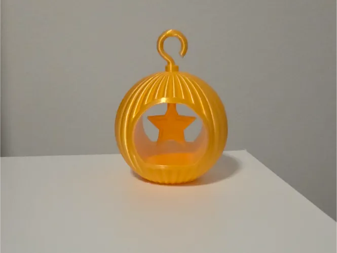 Bauble with star inside