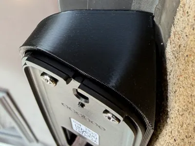 Ecobee Doorbell 30 deg mount for 90 deg corner