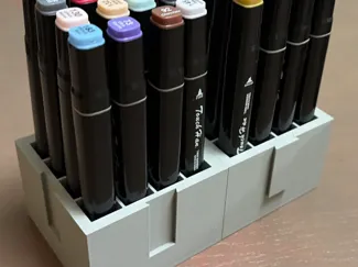 Modular Marker Organizer – 16 Slots (17.5×17.5 mm)