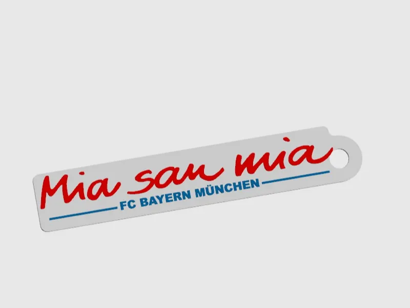 Anhänger Bayern München Mia san mia