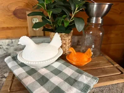Hen On Nest