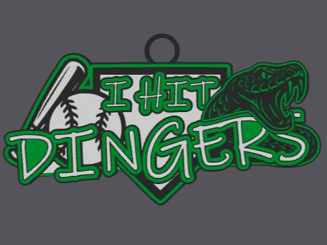 I Hit Dingers Baseball
