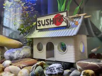 Sushi Shop Aquarium Decoration