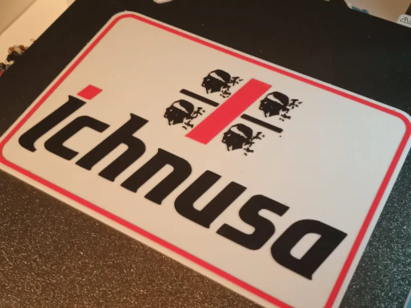 Ichnusa Schild