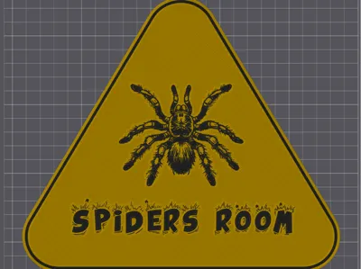 Spiders room sign1