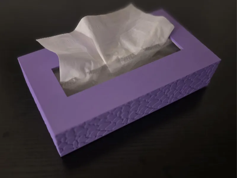 Decorative Tissue Box Cover (Organic Pattern)