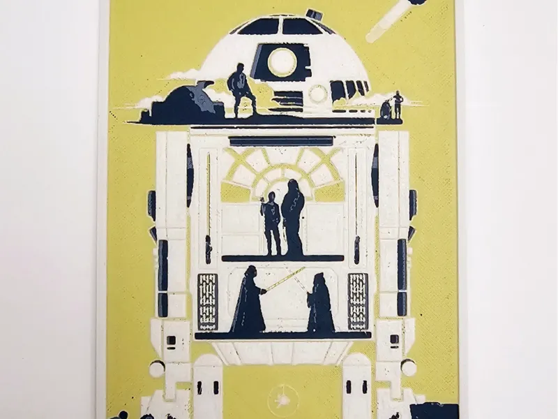 HueForge R2D2 Fan Art