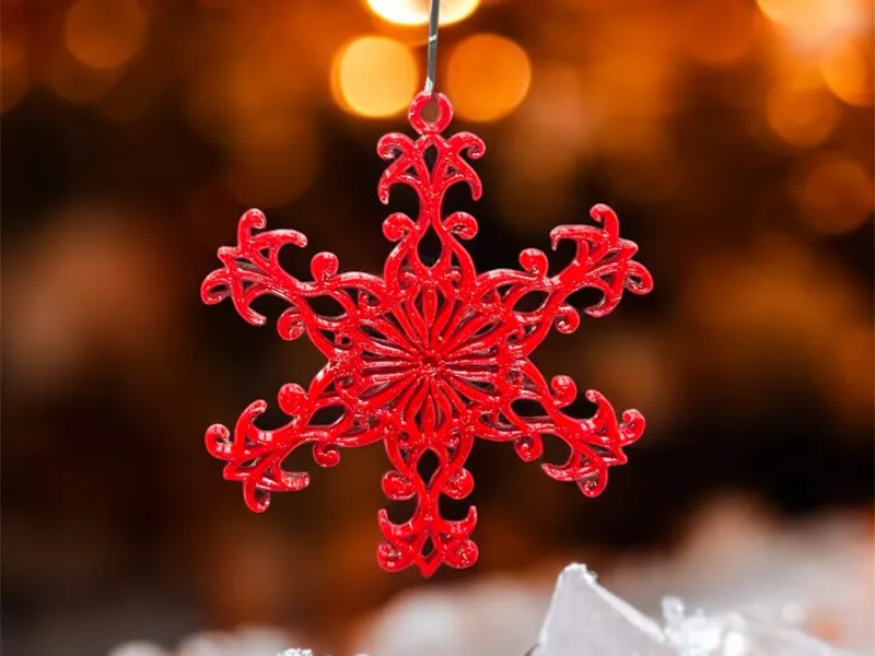 Christmas Snowflake Ornament