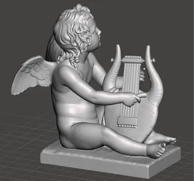 Cupidon with Lyre