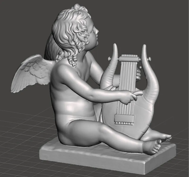 Cupidon with Lyre