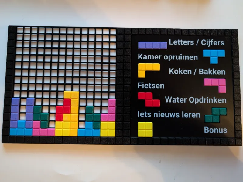 Tasktris – A Motivational Tetris Task Board