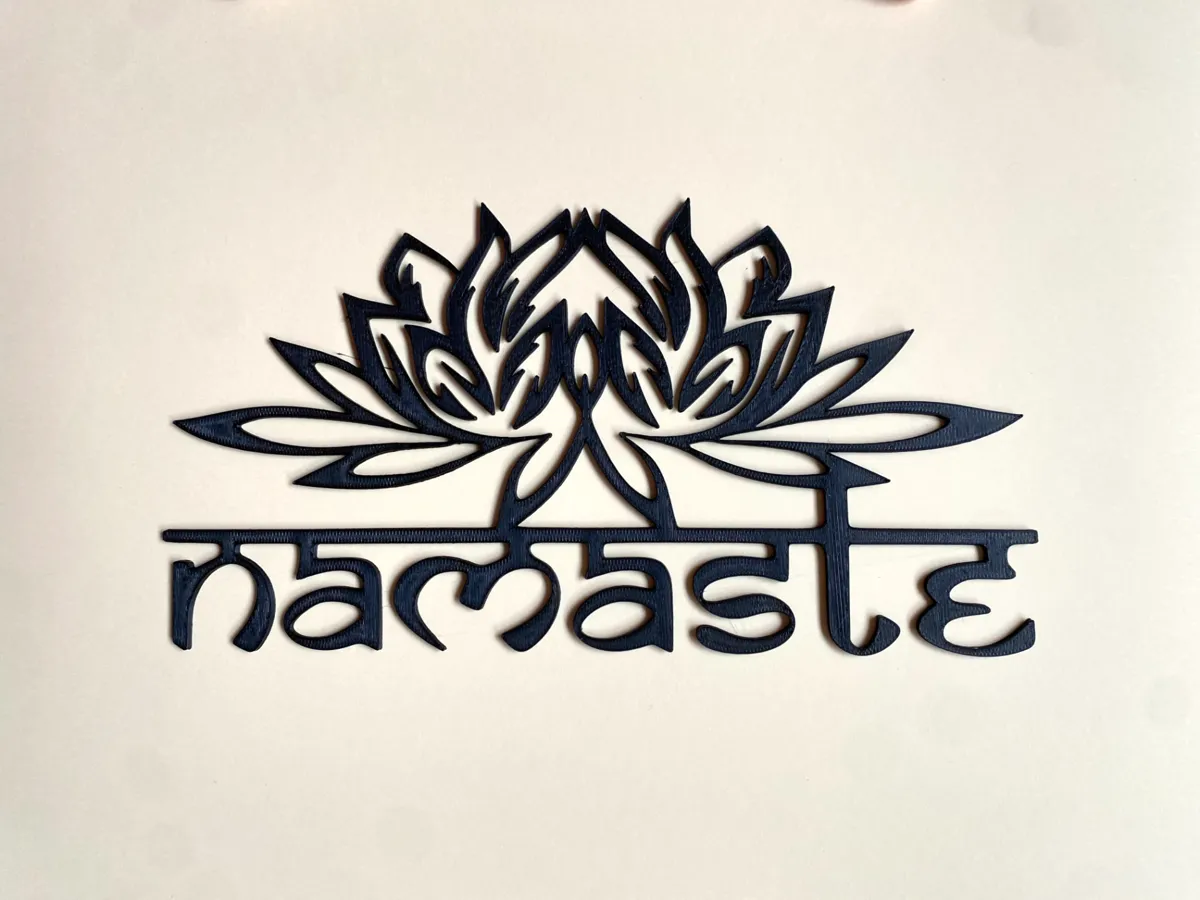 Fleur de lotus « Namaste » — décoration murale