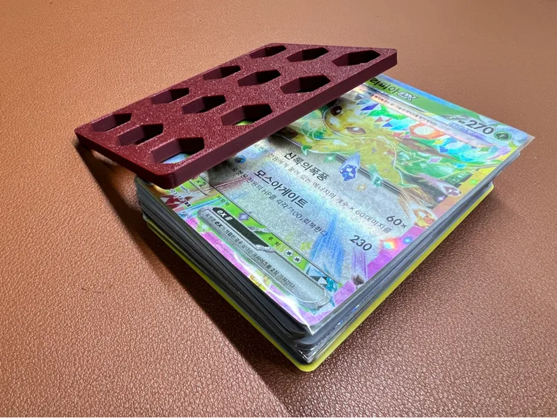 Pokemon card curling preventer - pokemond card lid