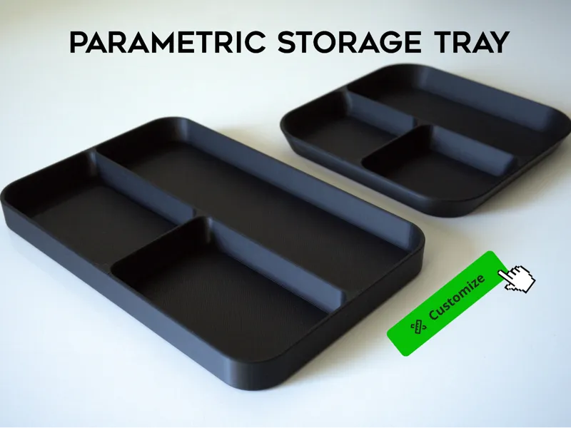 Parametric Storage Tray for Small Parts