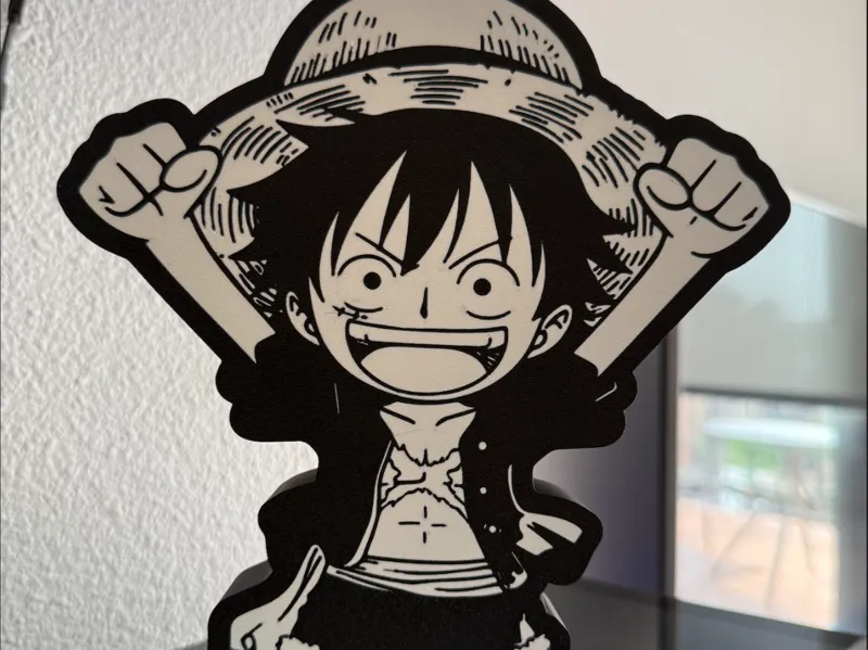 ONE PIECE LUFFY LED LAMP
