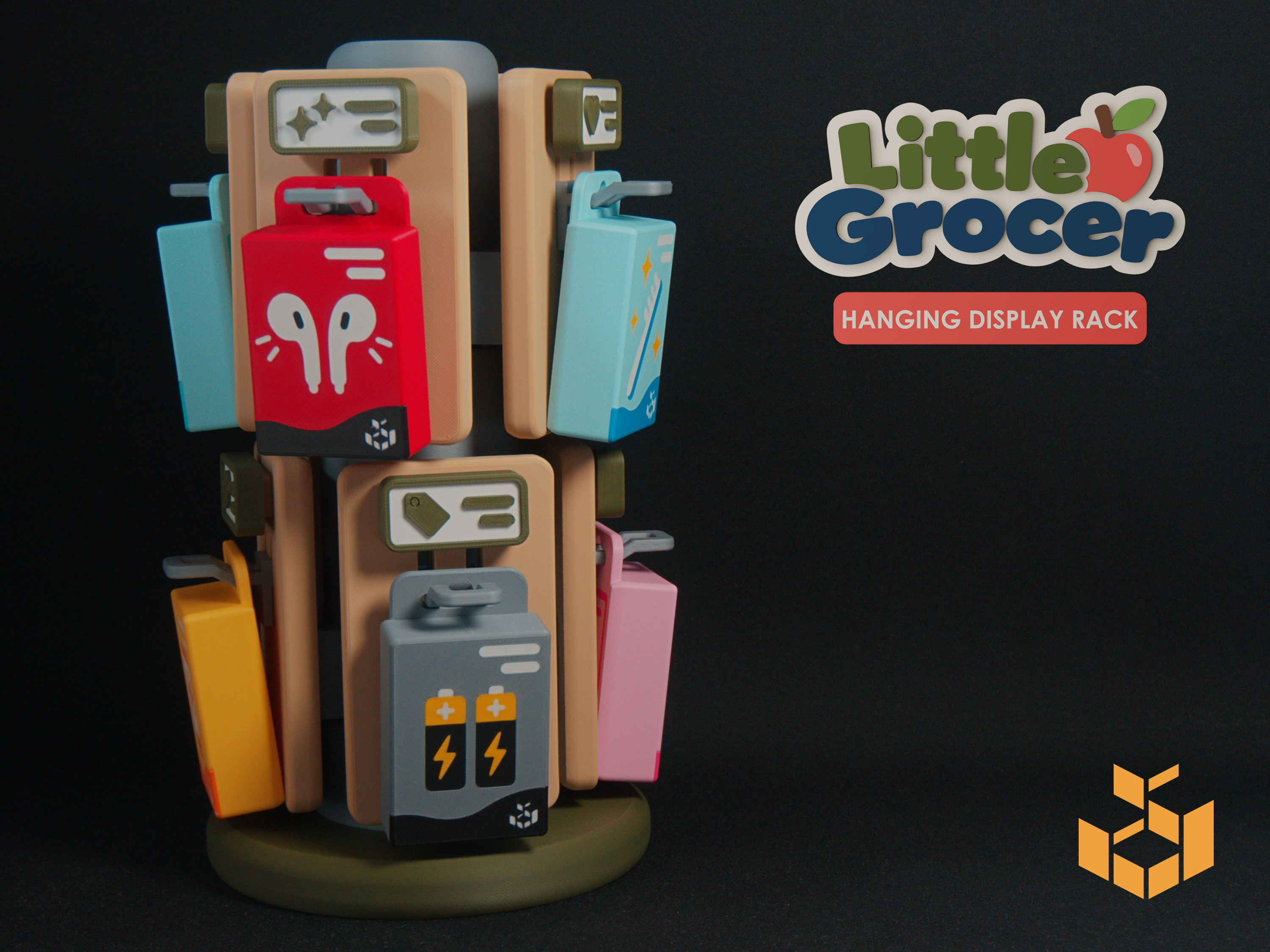 Little Grocer | Rotating Hanging Display Rack - 1