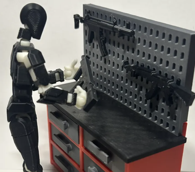 Miniatura 2 do modelo 3D dummy 13 modular workbench