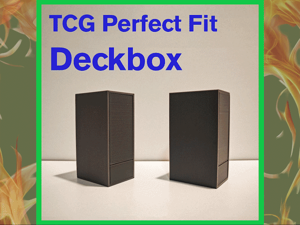 TCG Deckbox | Perfekt Fit mit Würfelbehälter