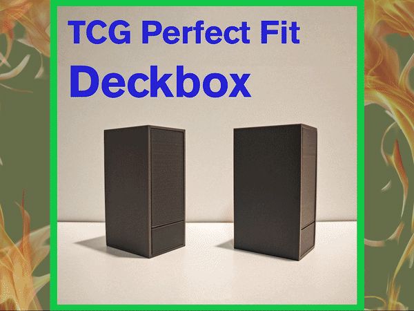 TCG Deckbox | Perfekt Fit mit Würfelbehälter