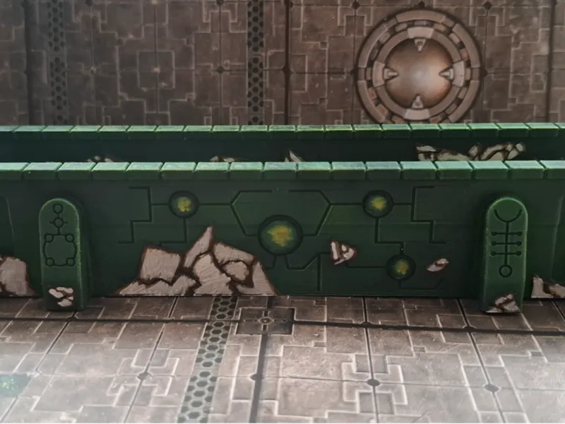 W40k Gruftwelt 10"x2,5" Gelände W40k 11. Edition A