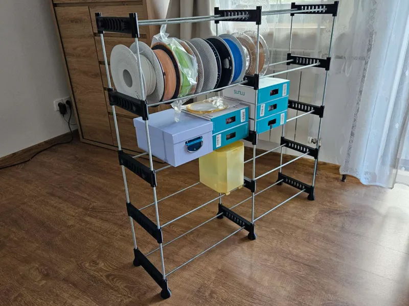 Spool Rack (made of m8 rods) able for a1 mini