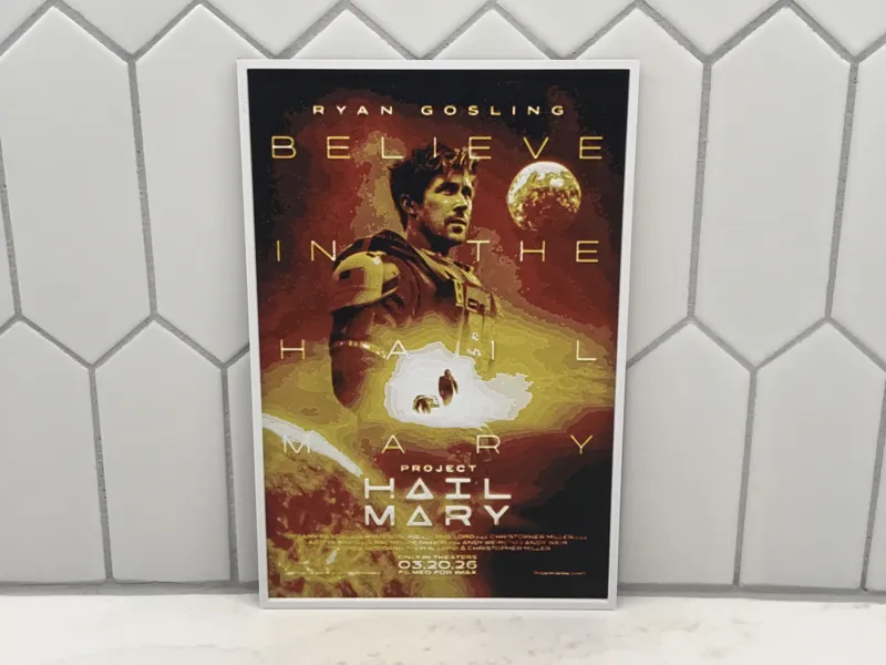 Project Hail Mary Movie Cover #2 HueForge