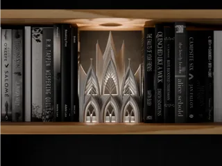 Gothic Cathedral Book Nook Lamp