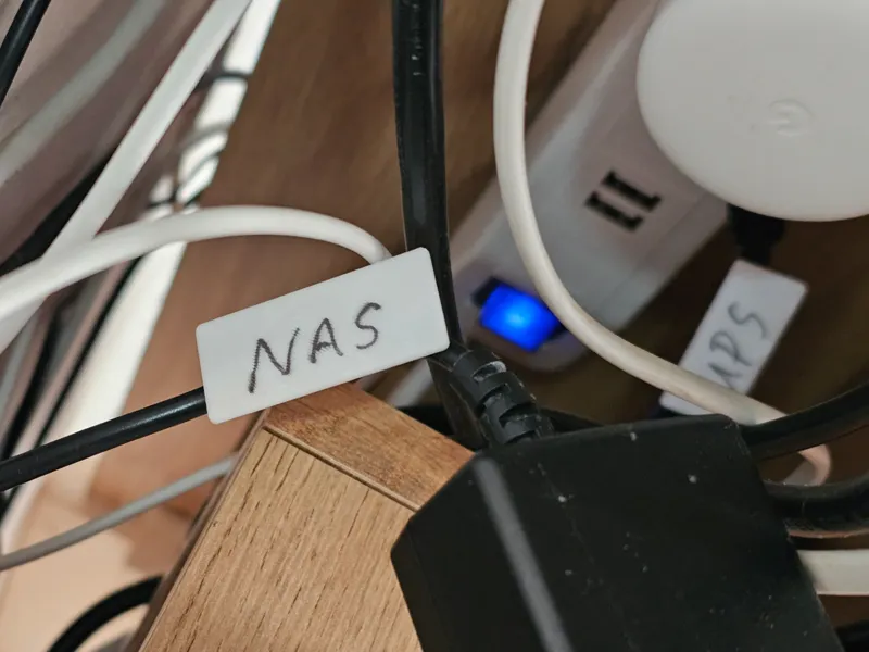Cable tag for marker or labeling