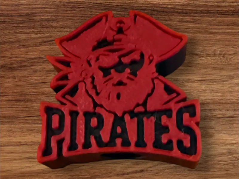 Pirates 10mm Straw Topper