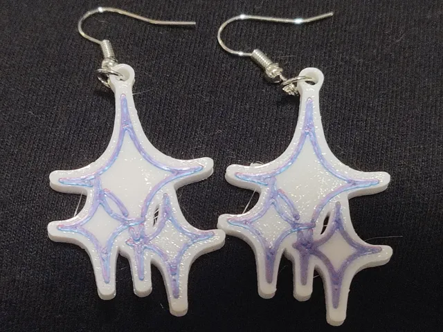 Shimmer/Star Earrings (AMS & No AMS versions)