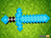 Diamond Sword by Studio3D 0.2mm layer, 2 walls, 15% infill